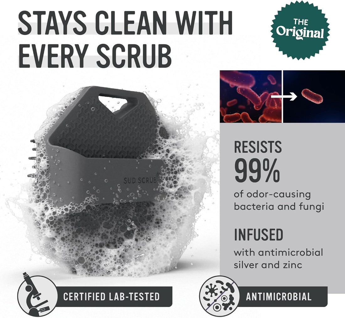 Silicone body scrubber